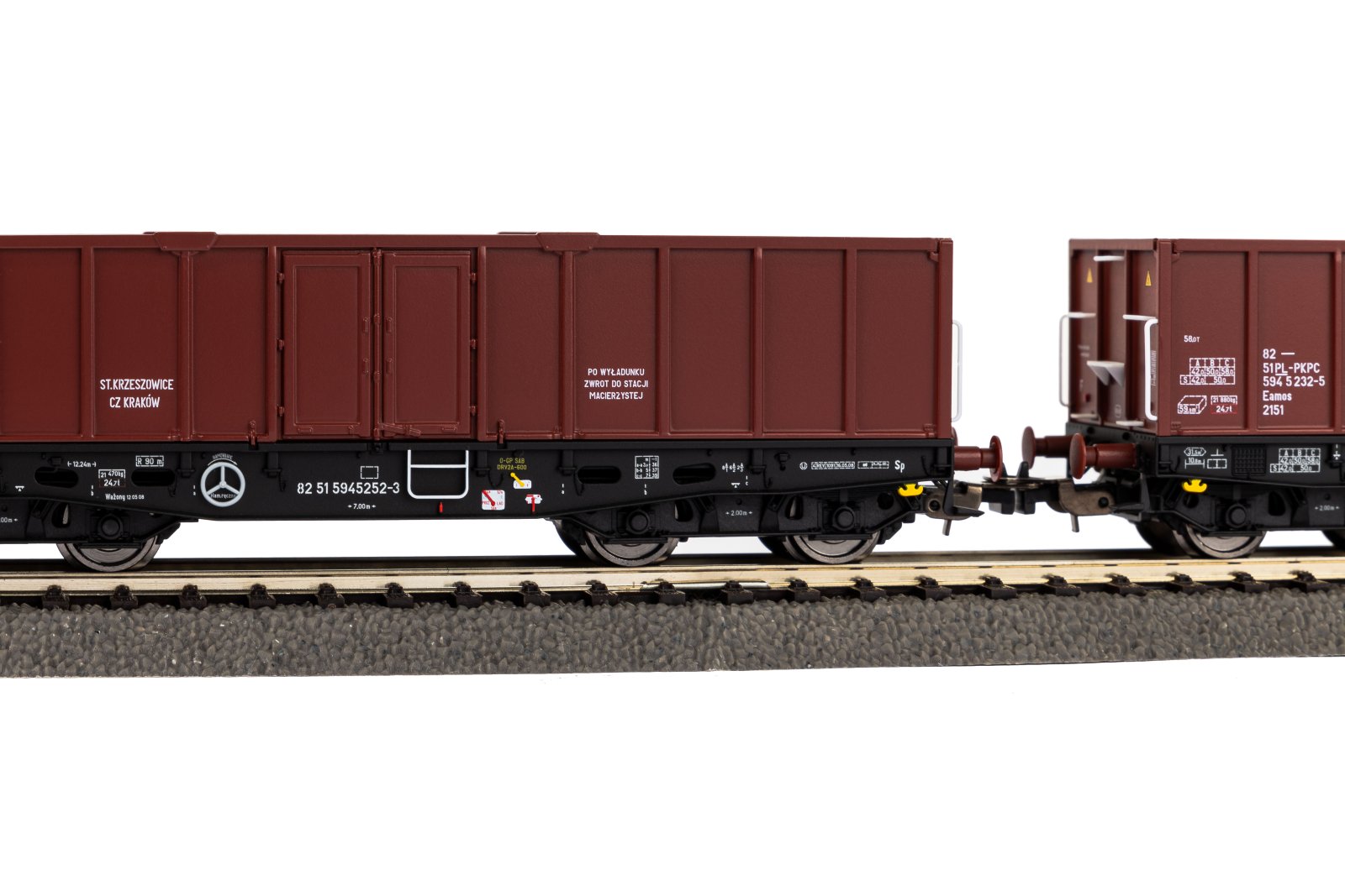2er Set Offener Güterwg. 401Zk PKP VI