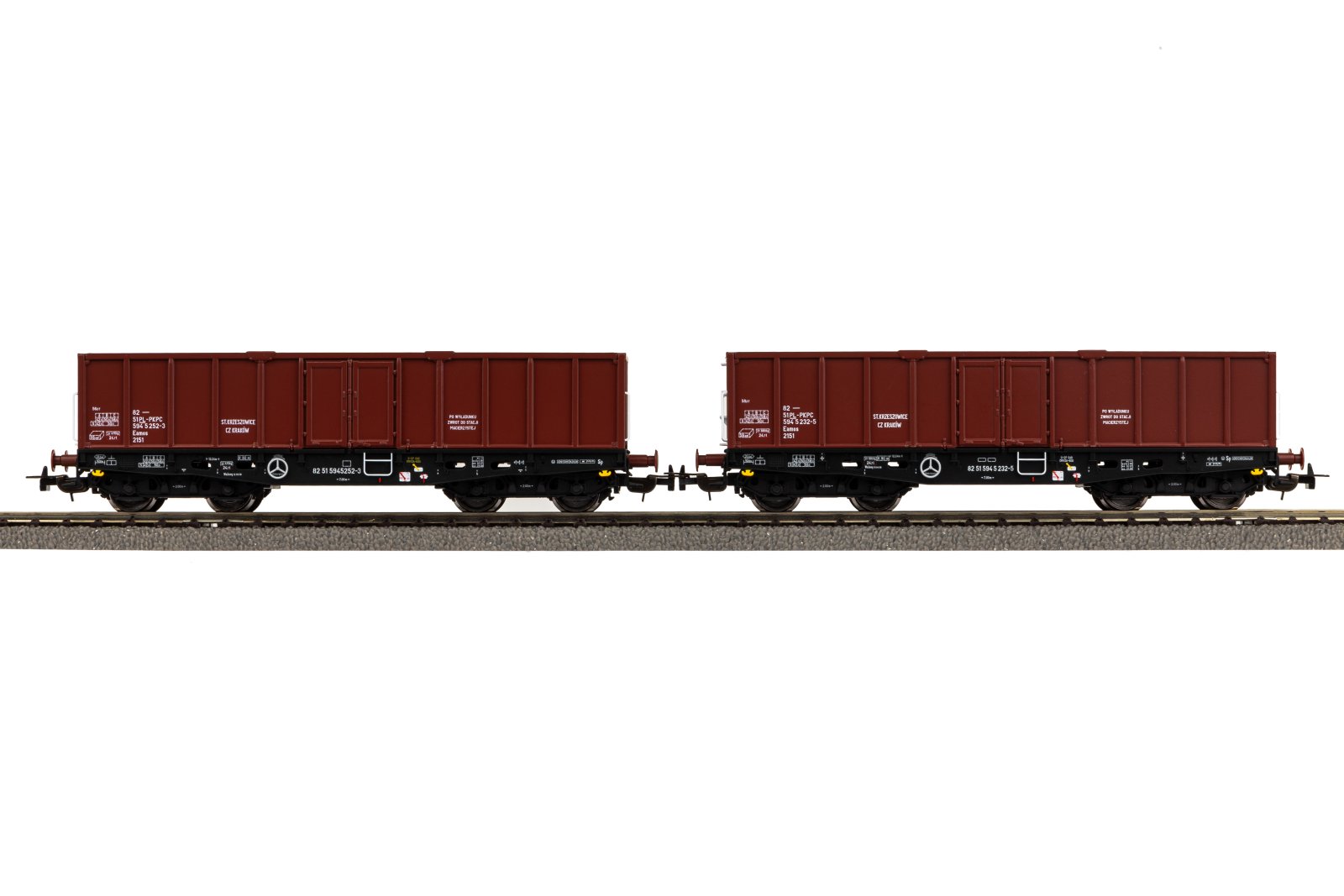 2er Set Offener Güterwg. 401Zk PKP VI