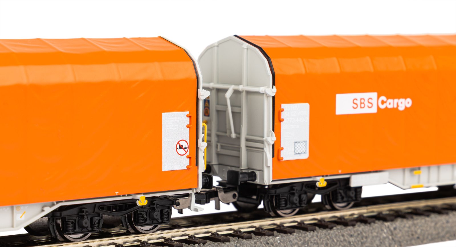 2er Set Schiebeplanenwg. Orange VKS VI