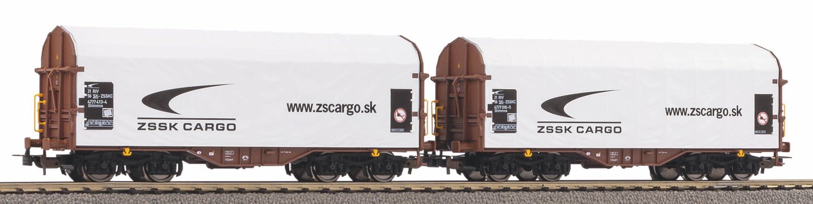 2er Set Schiebeplanenwg ZSSK VI