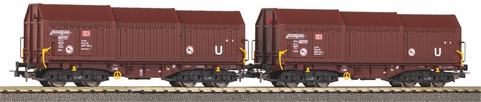 2er Set Teleskopwg. DB Cargo VI