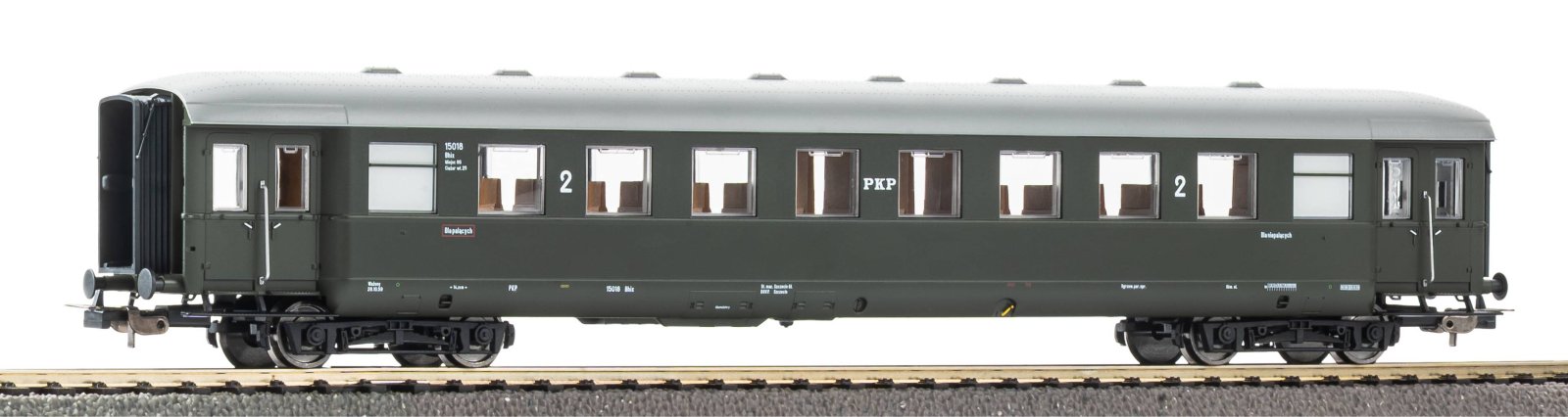 4-achs. Eilzugwg. 2. Kl. PKP III, andere Nummer