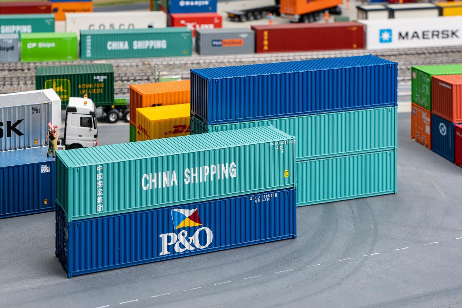 40' Container Set 5 Stuks