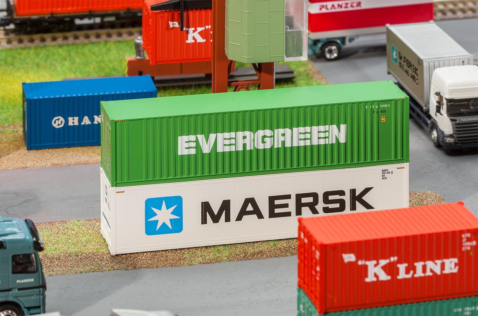 40' Hi-Cube Container Evergreen