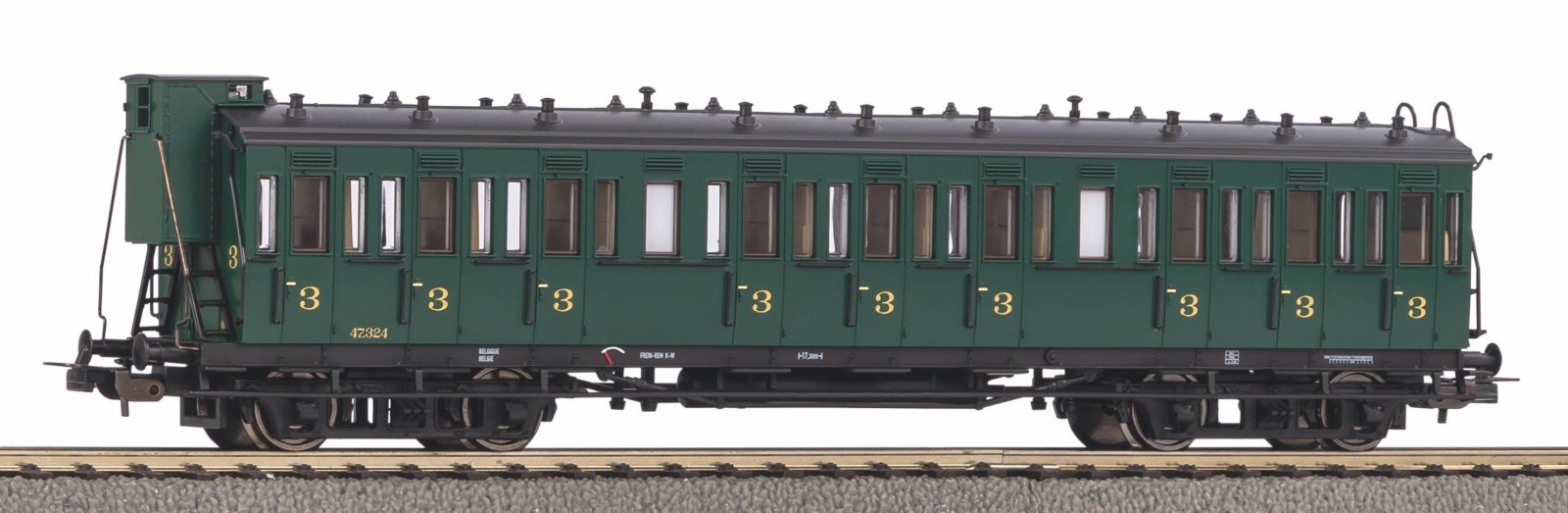 Abteilwg. 3. Kl. SNCB III m. Bhs.