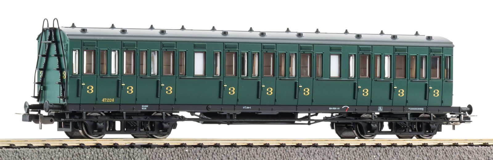 Abteilwg. 3. Kl SNCB III o. Bhs