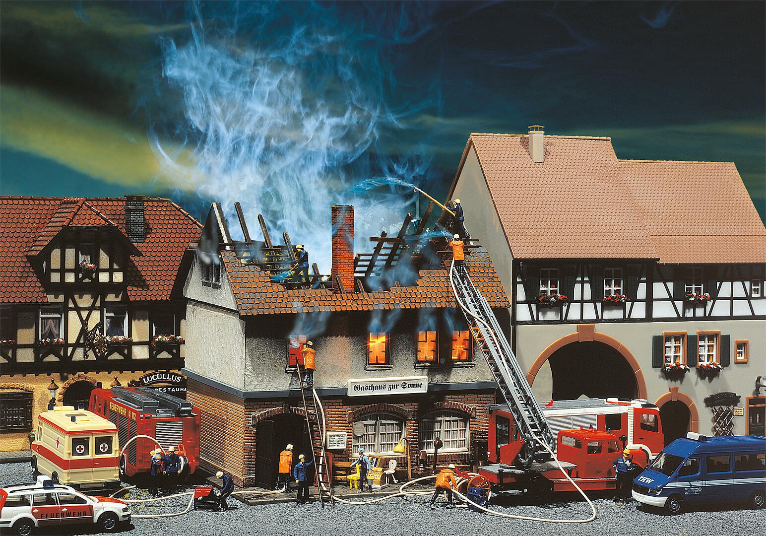 Afgebrand Pension Zur Sonne