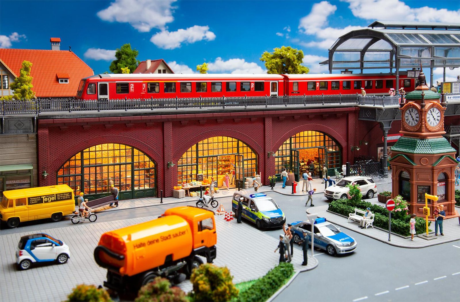 Arcaden Met Winkels En Inrichting
