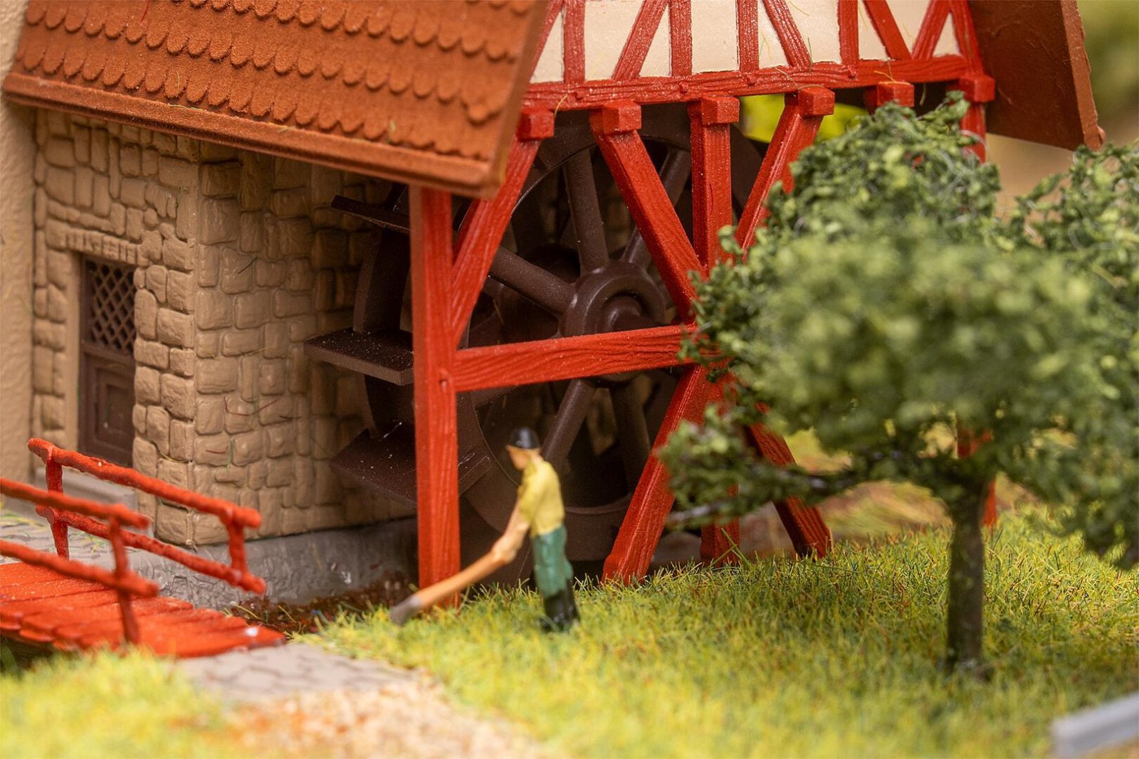 Aumühle Mit Mühlrad