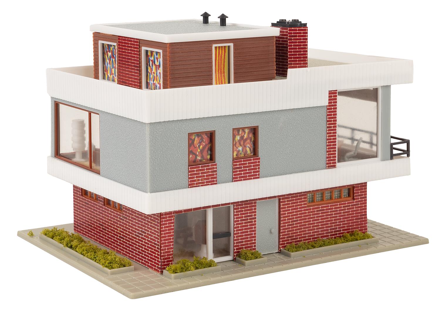 B-257 Modern Huis Met Plat Dak
