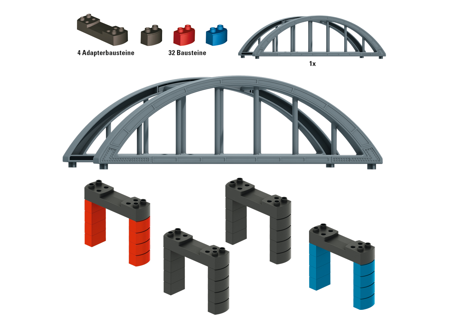 Bausteinset Hochbahn-Brücke