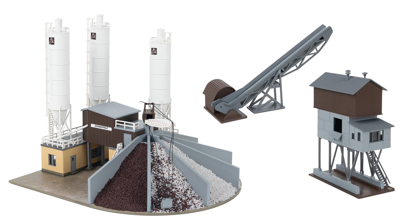 Betoncentrale Met Grindlaadsilo