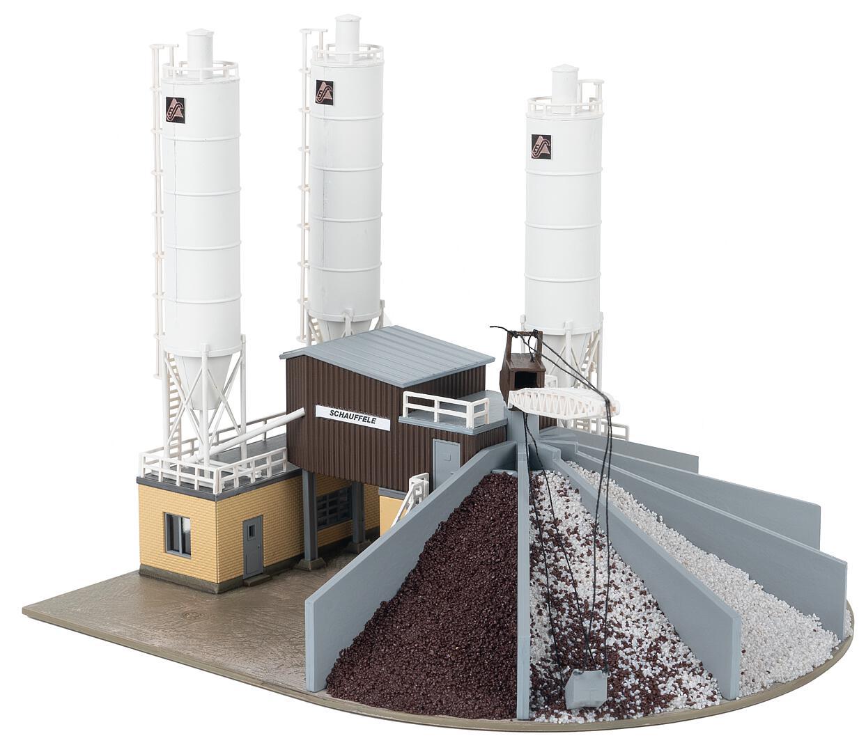 Betoncentrale Met Grindlaadsilo
