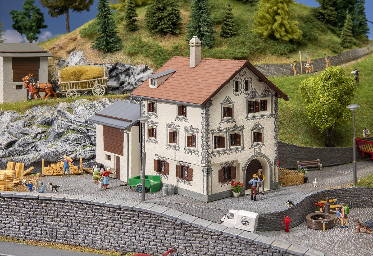 Boerenhuis Uit Graubünden Bergün