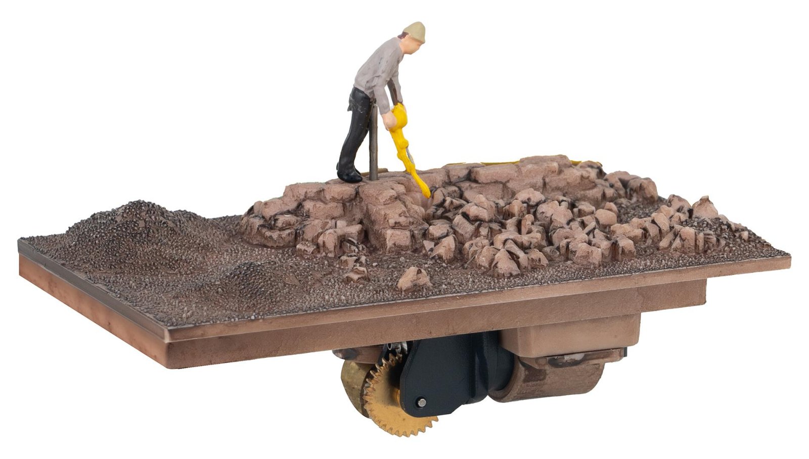 Bouwvakker Met Compressor