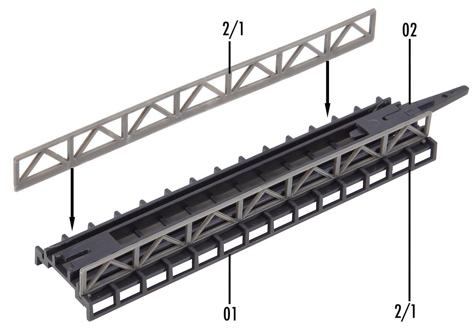 Brugdelen 4 Stuks