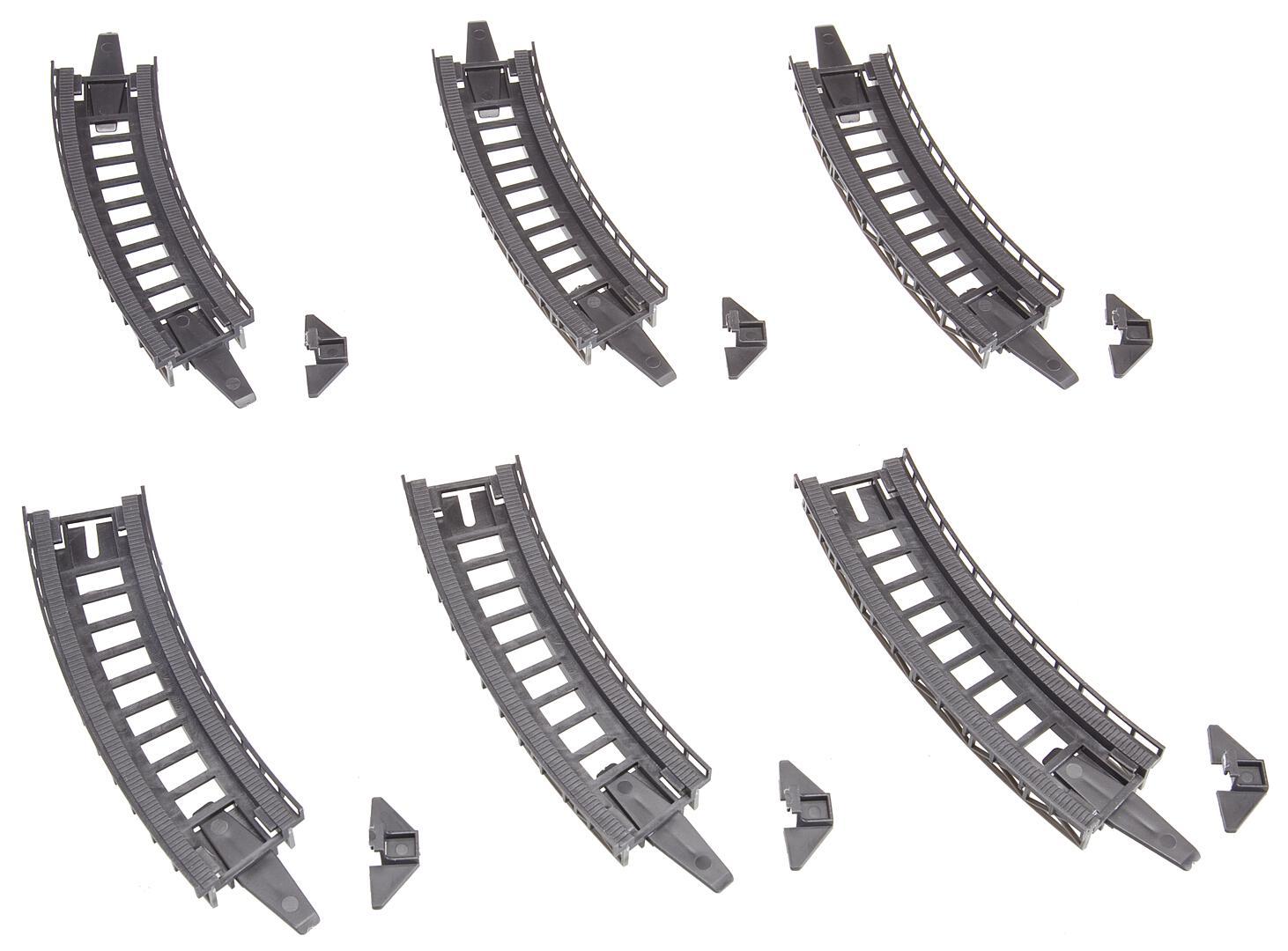 Brugdelen Gebogen 6 Stuks