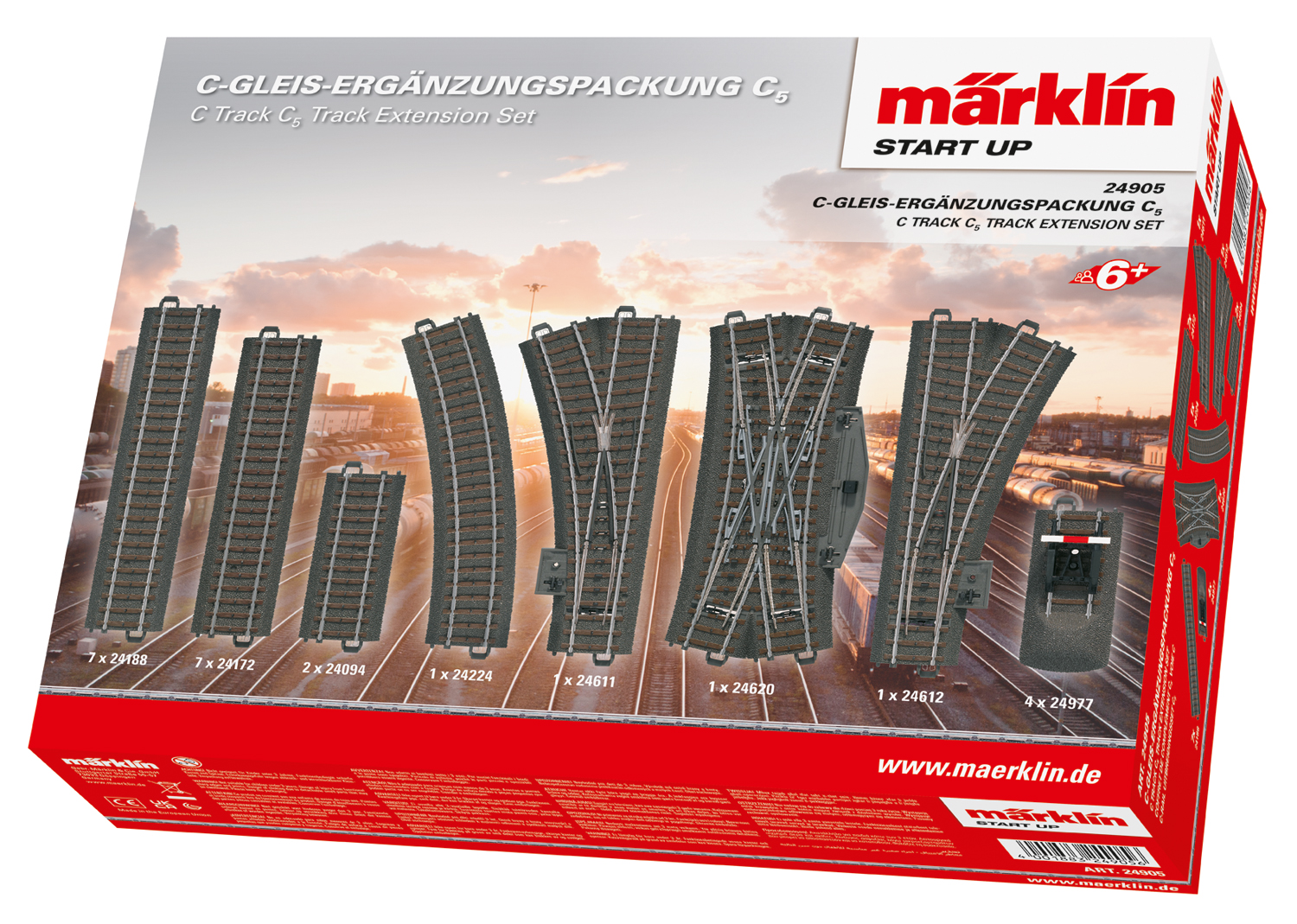 C-Gleis Ergänzungspackung C5