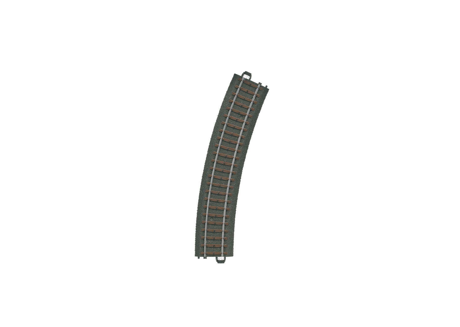 C-Gleis gebogen R2/24,3° (Wei