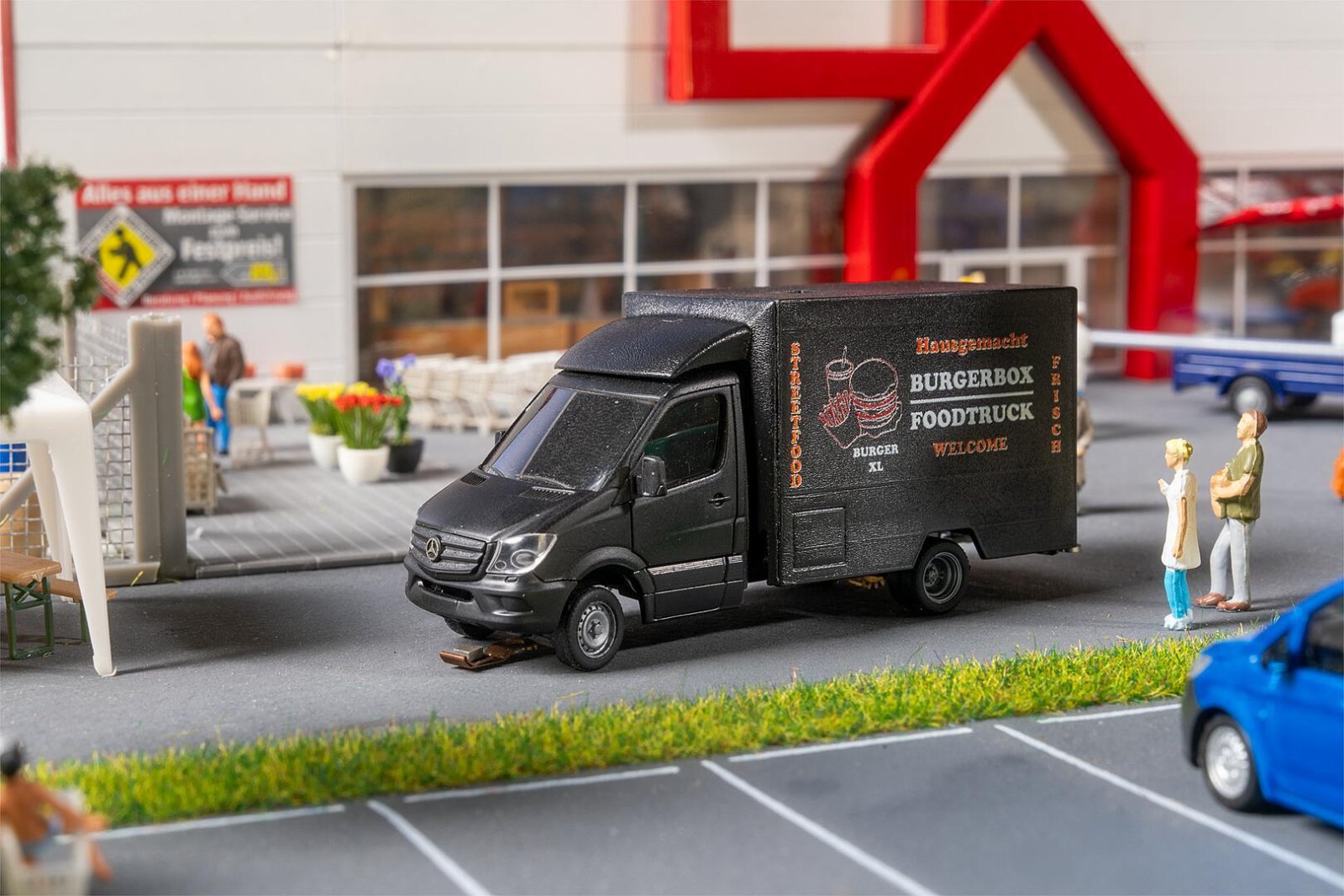 Car Systeem Digitaal Mb Sprinter Foodtruck (Herpa)