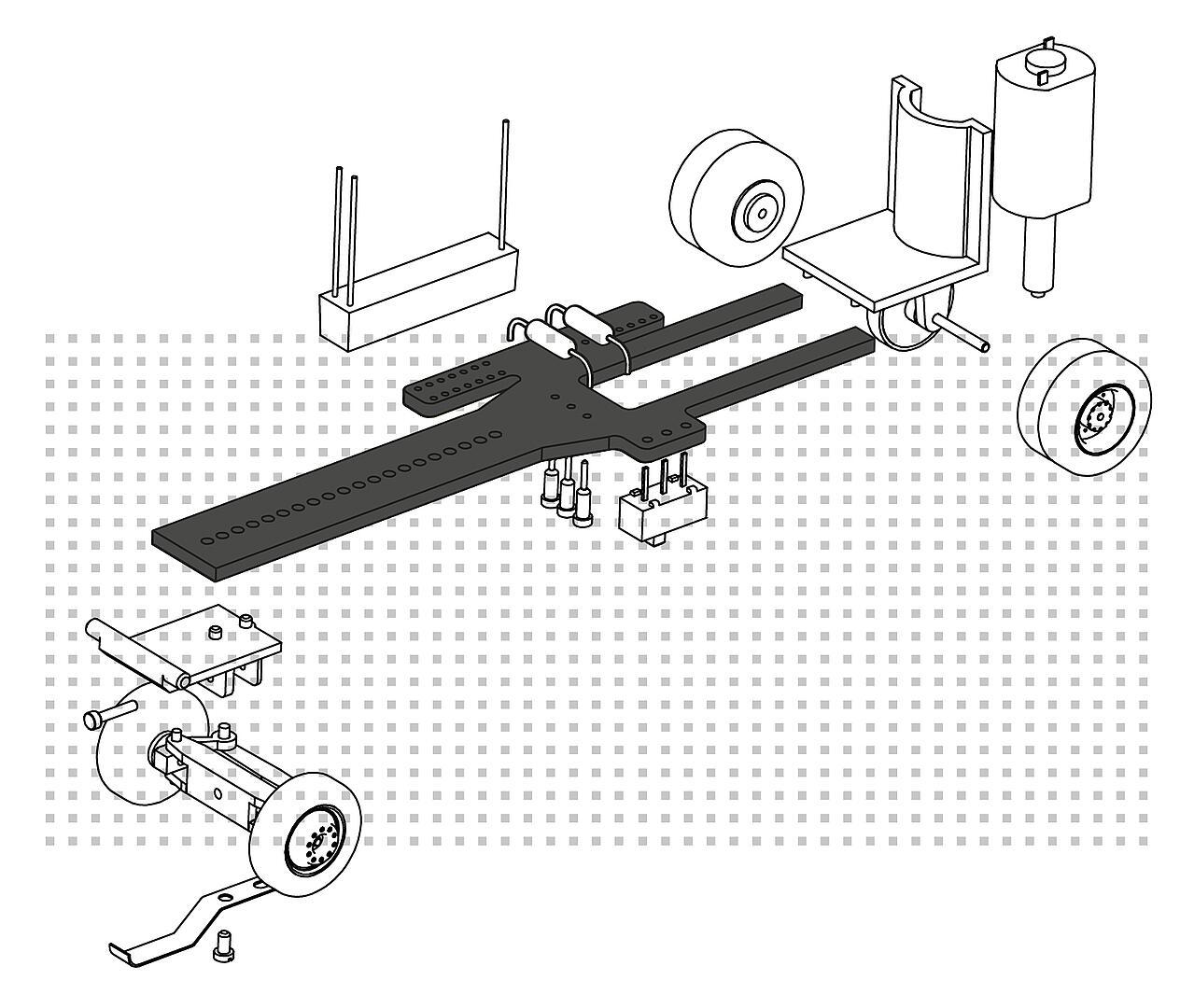 Car System Chassis Kit Bus Vrachtwagen