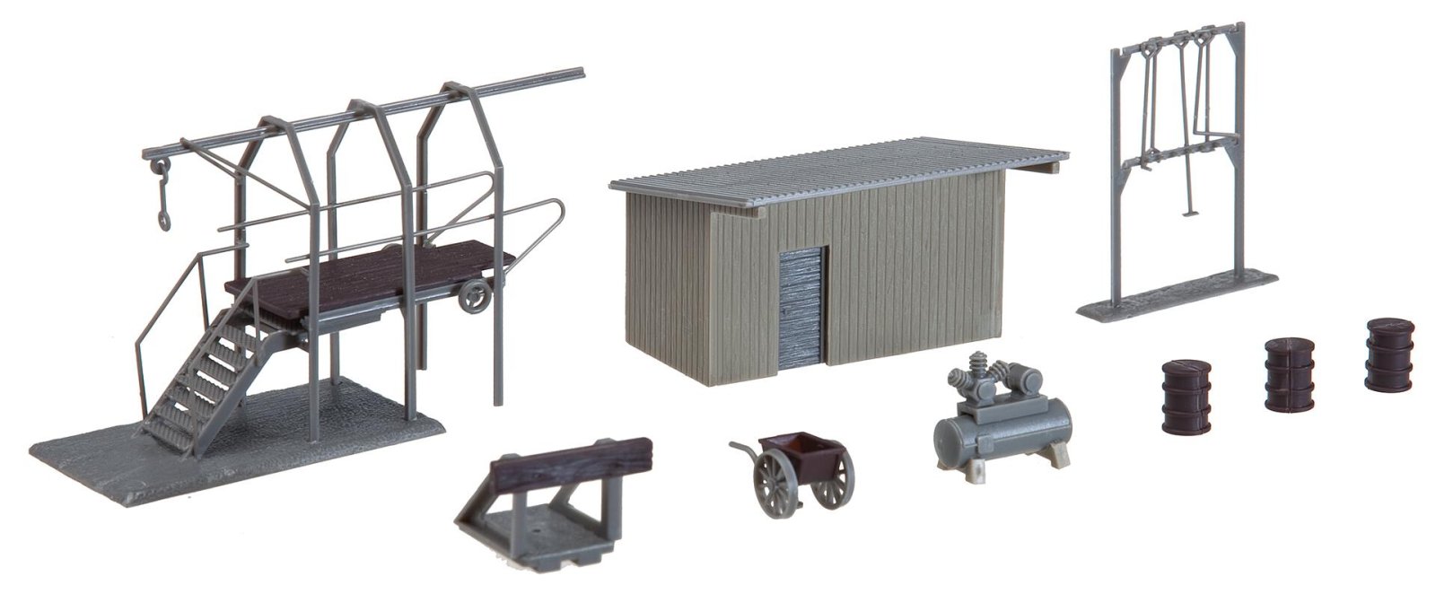 Compressorhuis Met Vlampijpreiniger Stellage