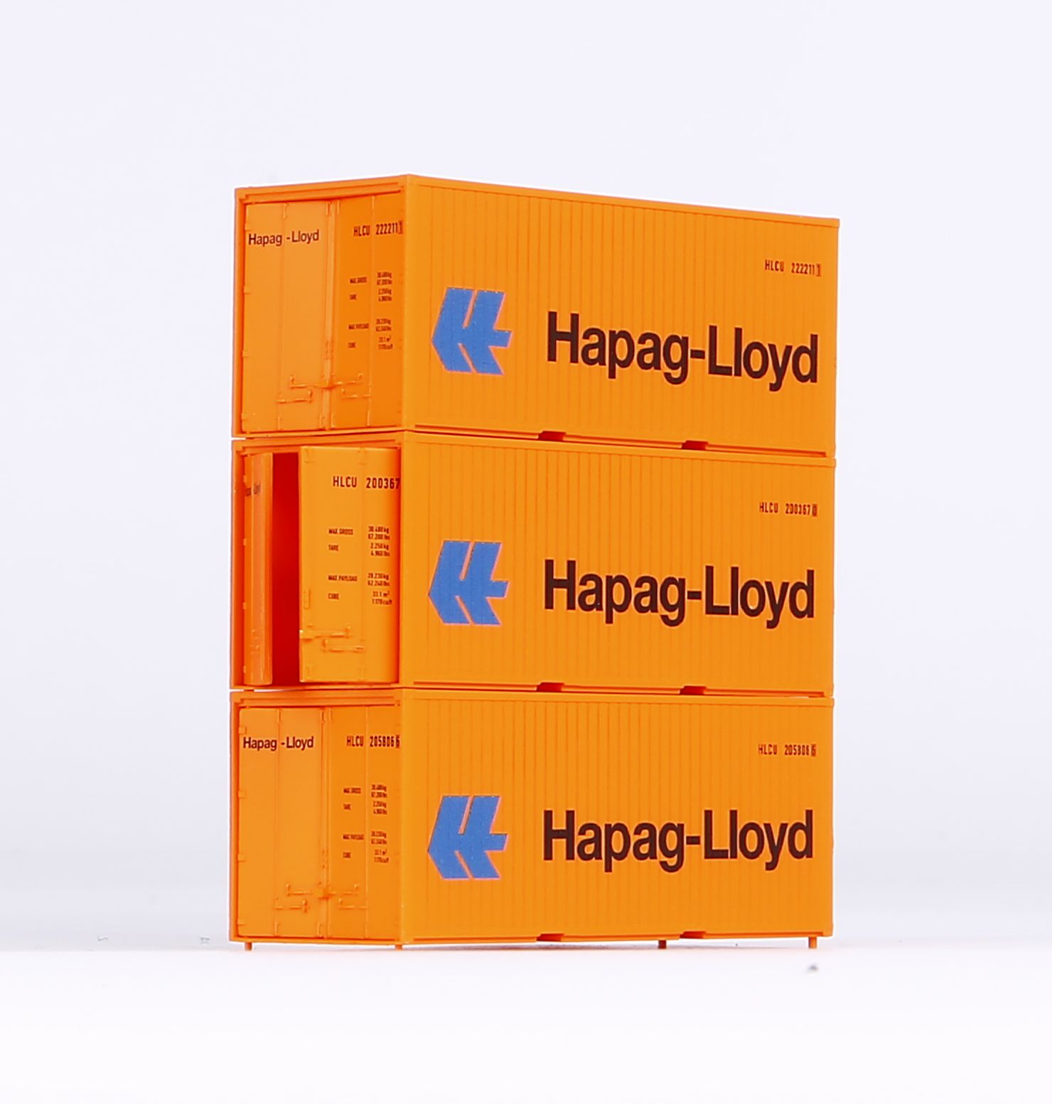 Container 3er-Set 20' Hapag Lloyd