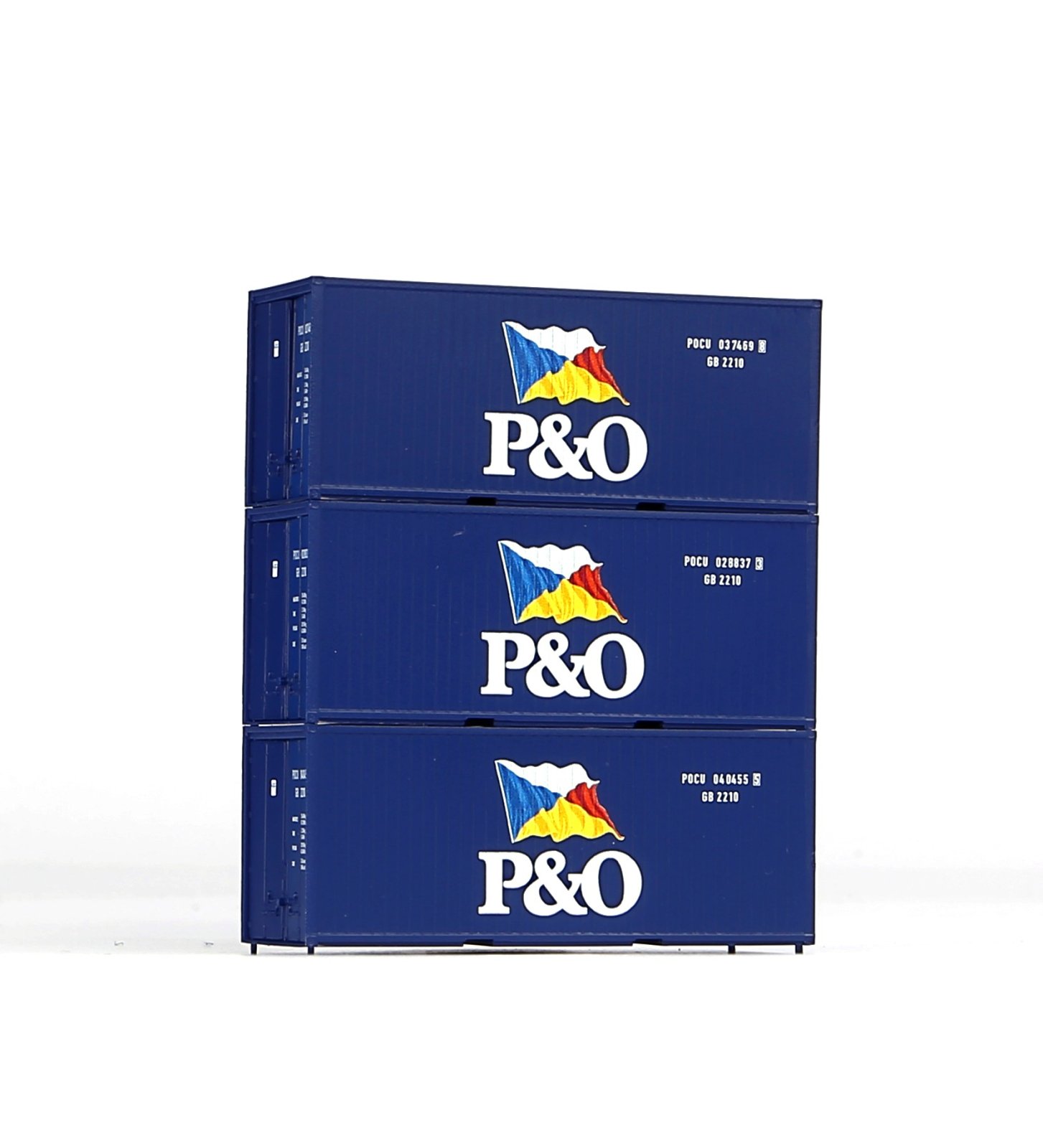Container 3er-Set 20' P&O