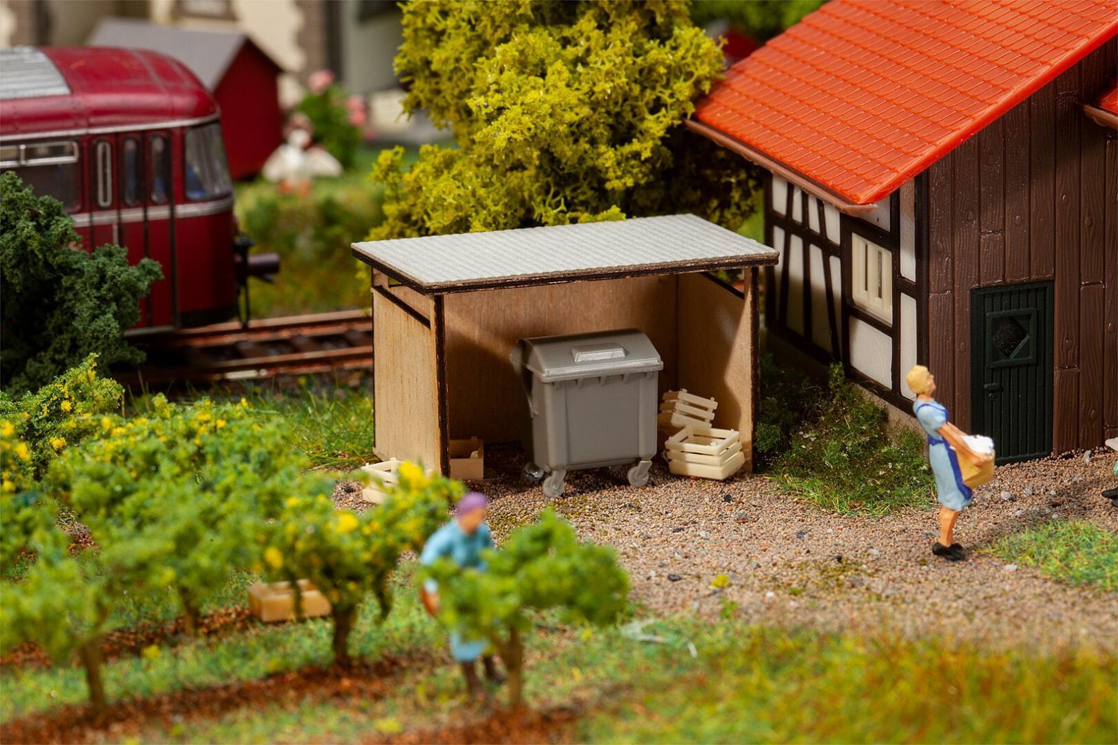 Containerberging Met Afvalcontainer
