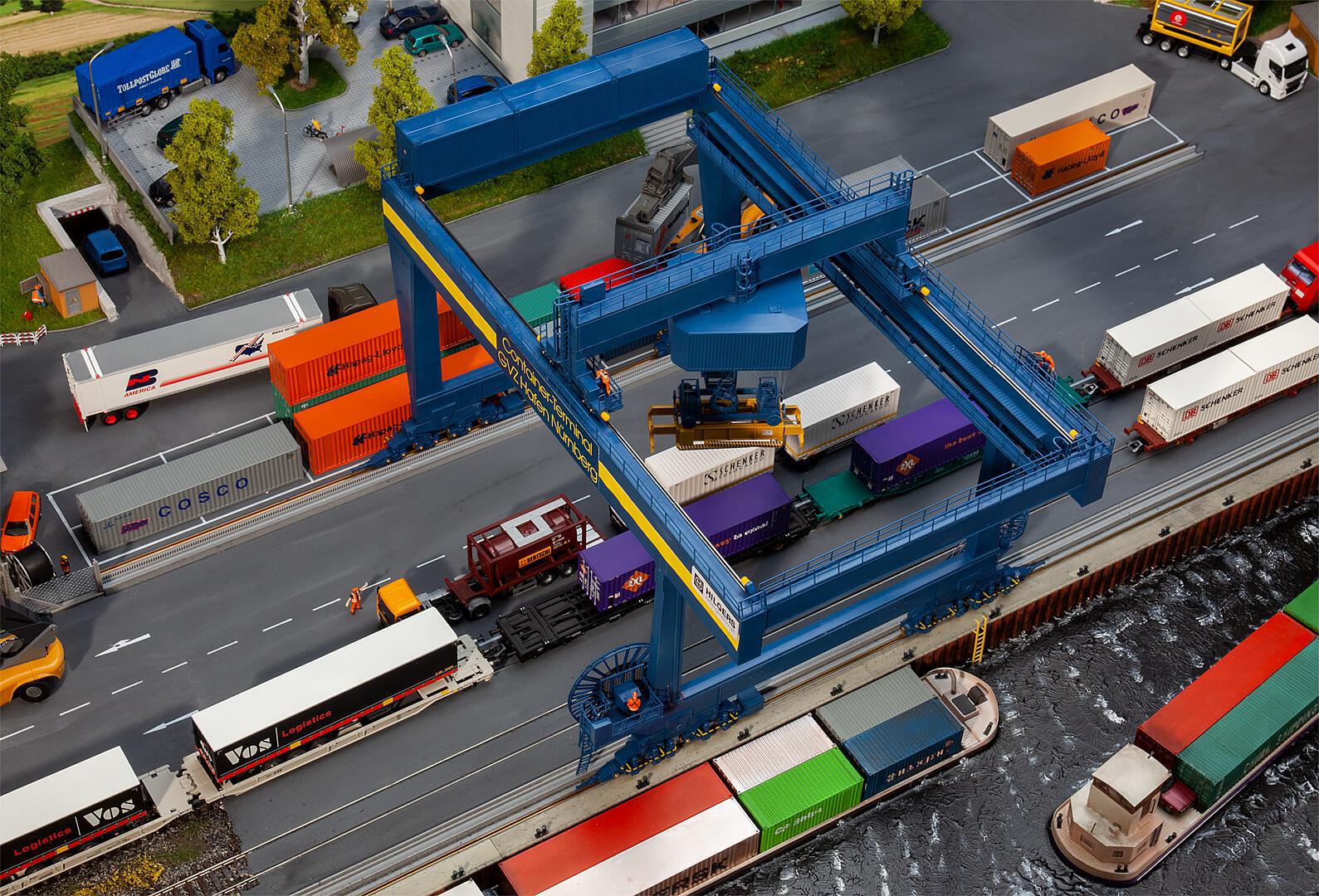 Containerbrug Gvz Hafen Nürnberg
