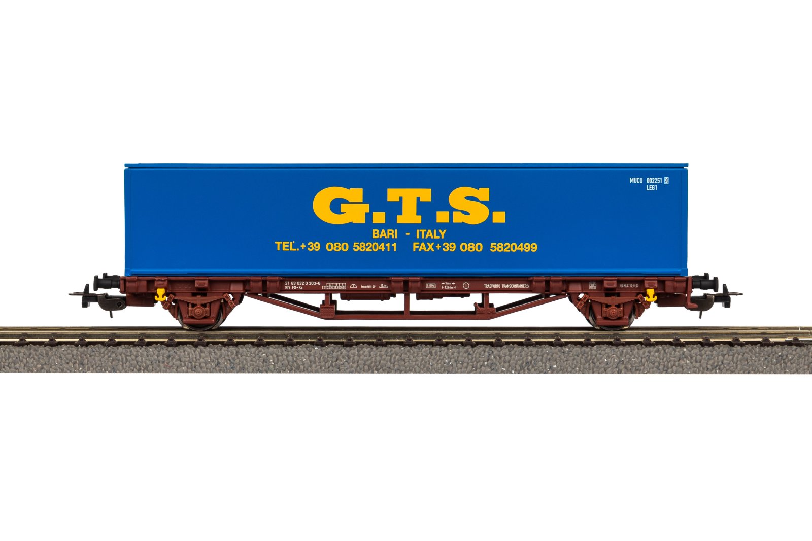 Containertragwg. 1x 40 Container GTS FS V