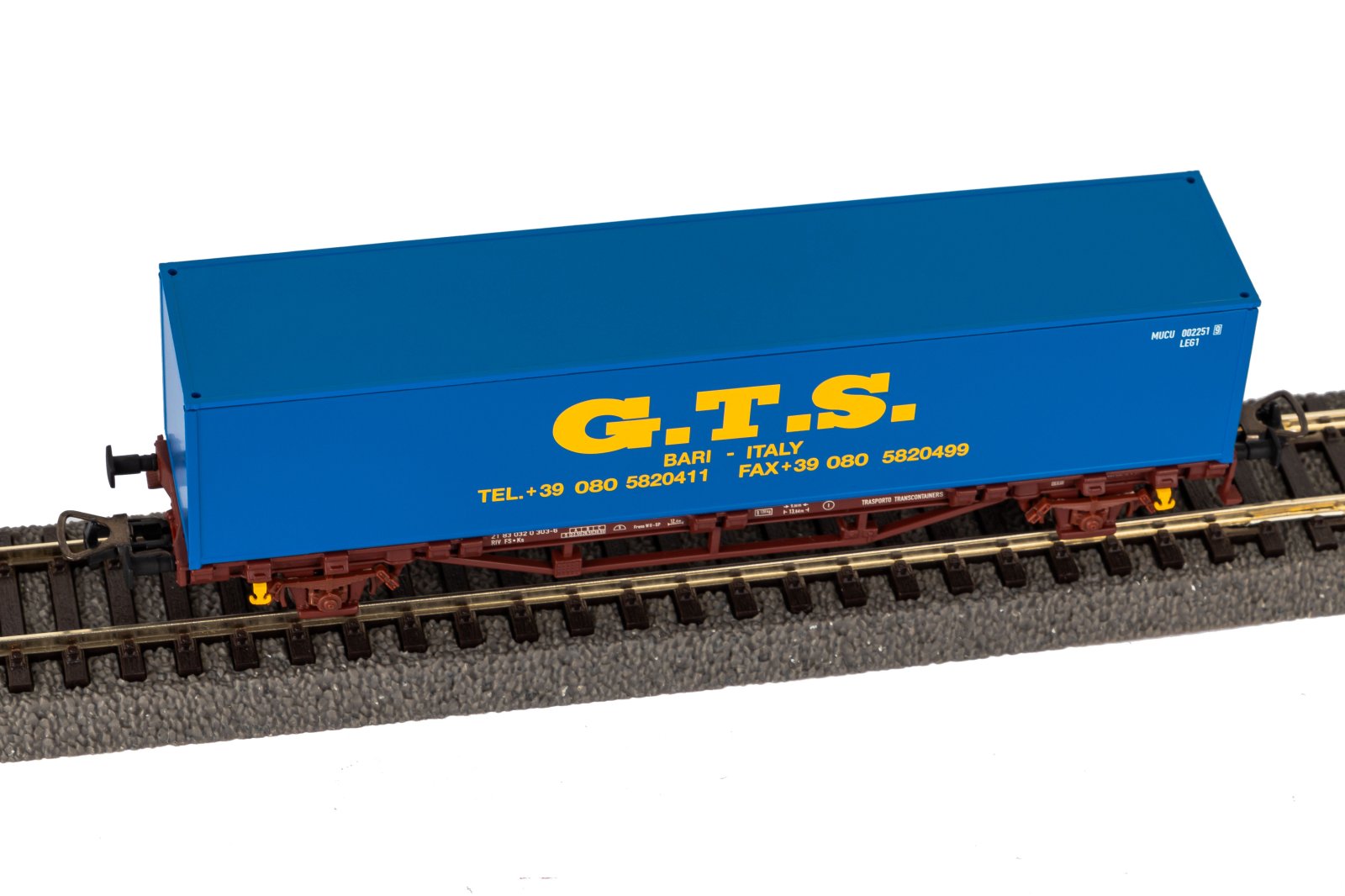 Containertragwg. 1x 40 Container GTS FS V