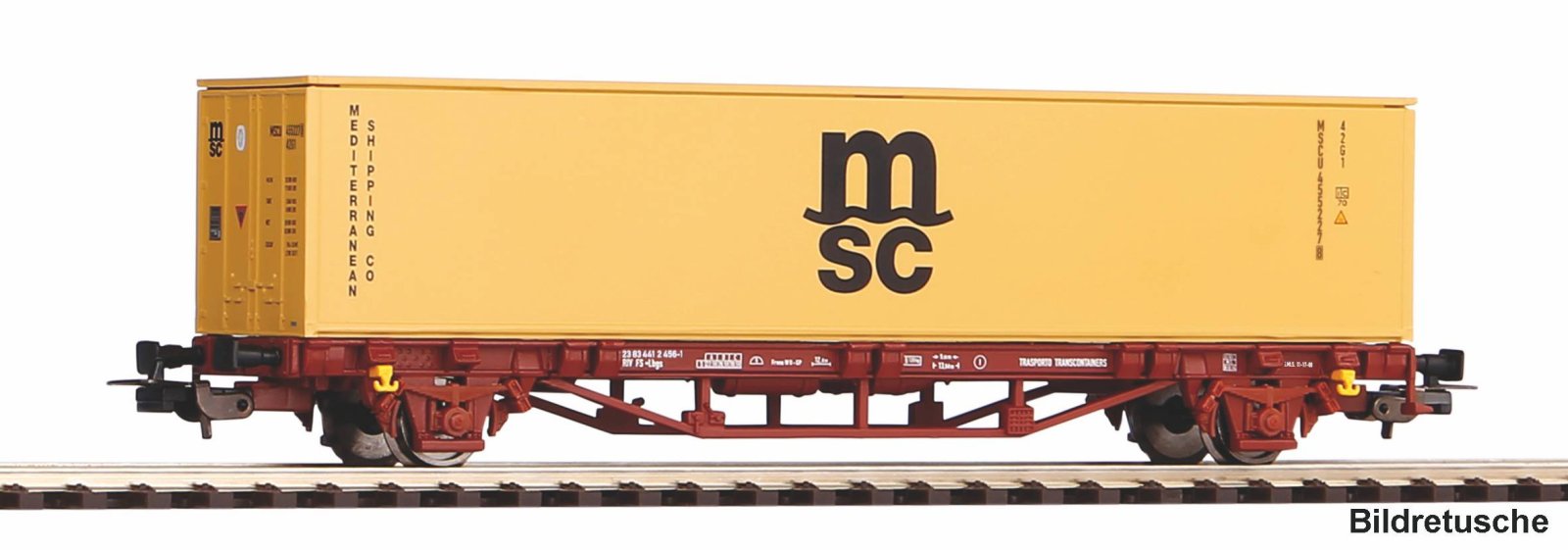 Containertragwg. 1x 40'' MSC Container FS VI