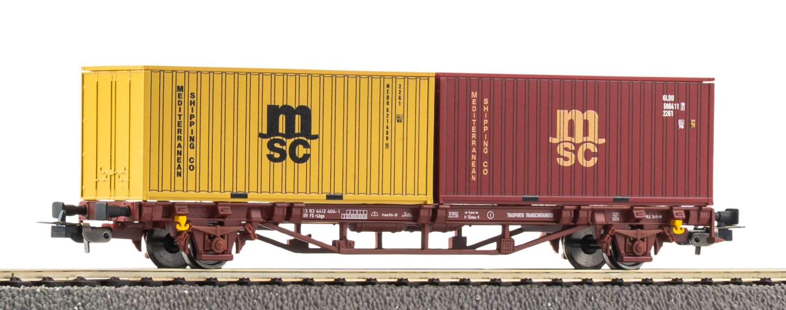 Containertragwg. 2x 20'' MSC Container FS V