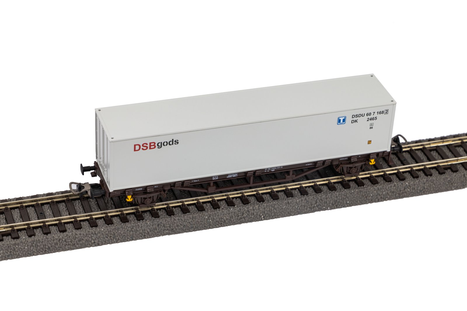 Containertragwg. Lgjs DSB  V, beladen mit 40`Container DSB