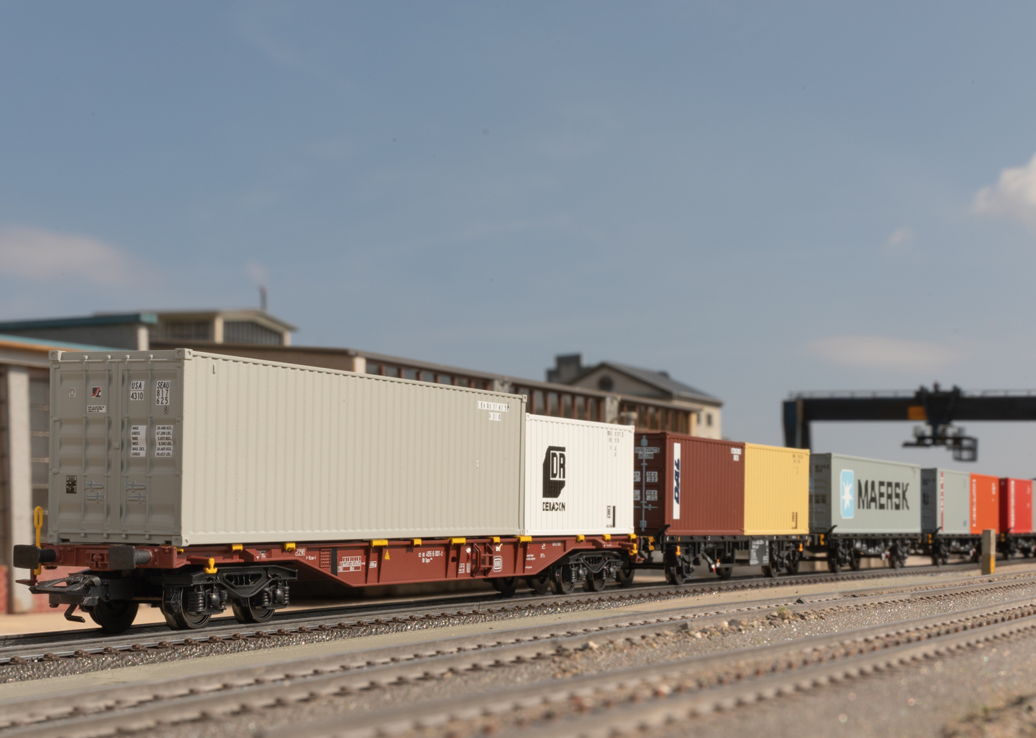 Containerwagen-Set(5 Wagen)DB