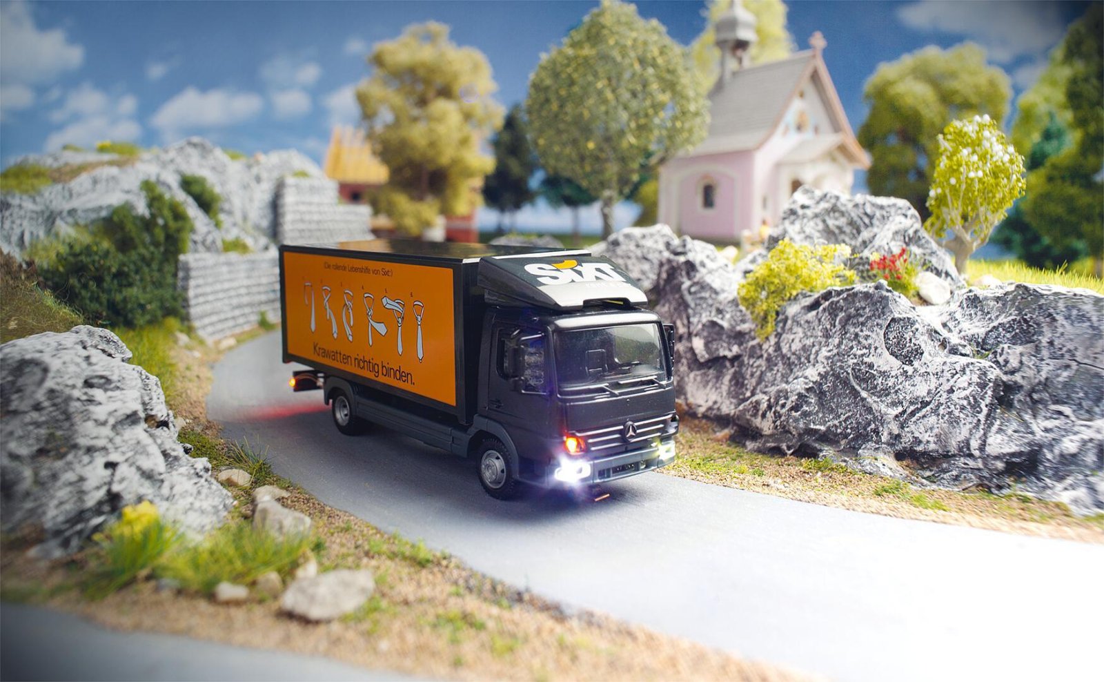 Cs Dig. Vrachtwagen Mb Atego Sixt (Herpa)