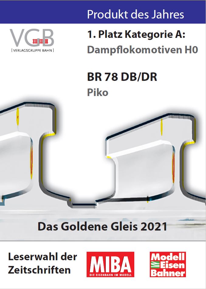 ~Dampflok BR 78 DB III + PluX22 Dec.