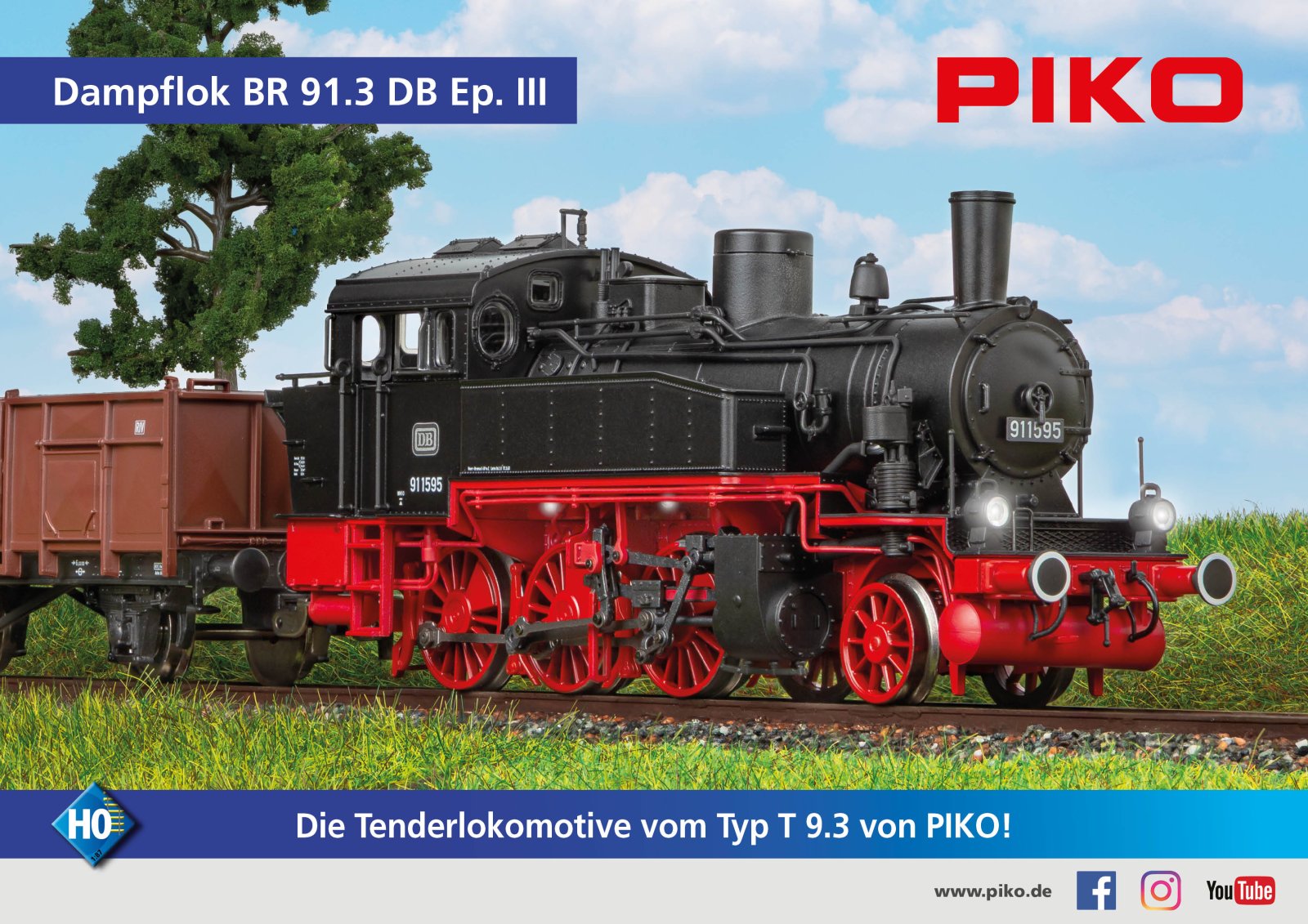 Dampflok BR 91.3 DB III + DSS PluX16