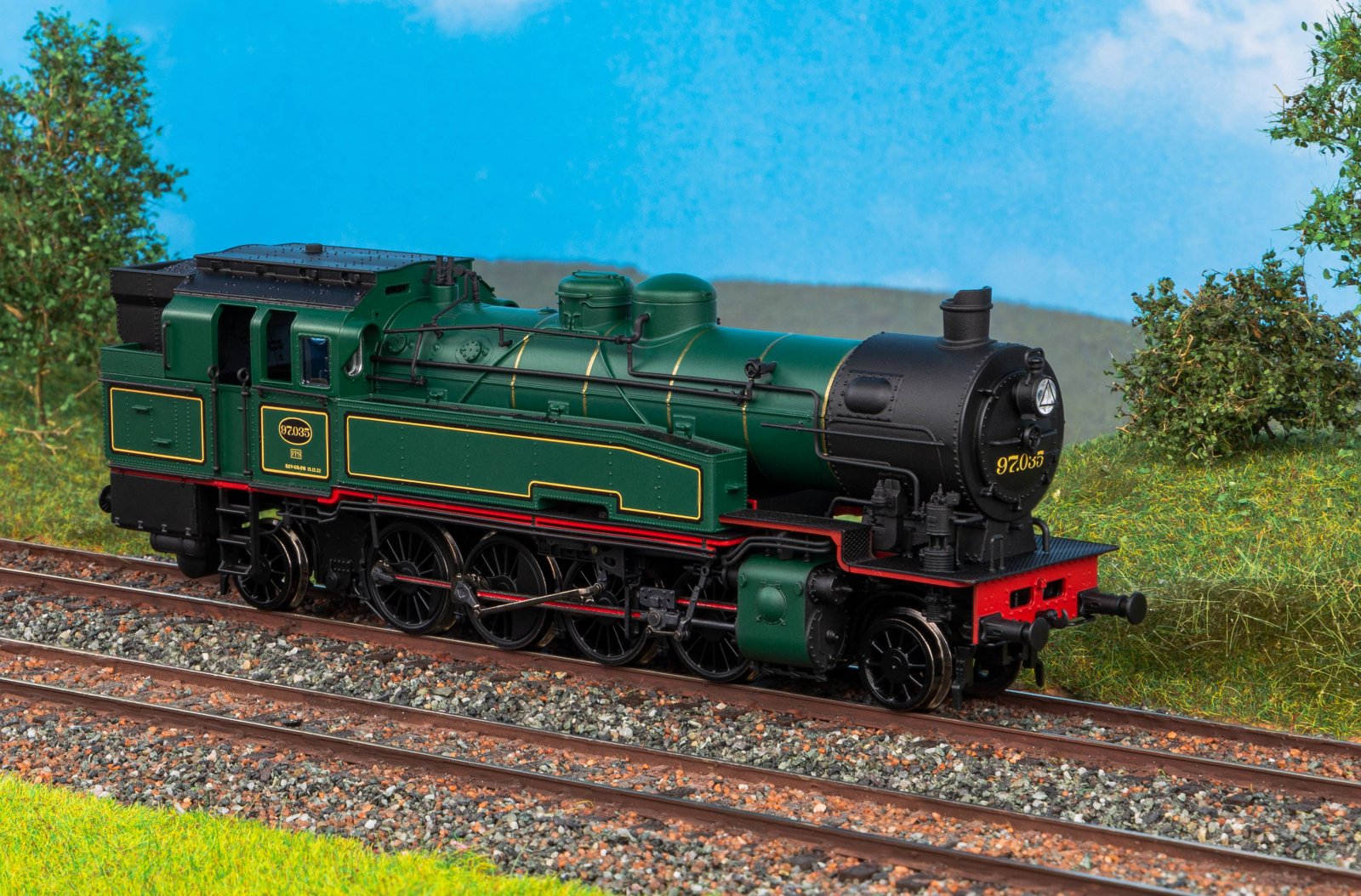 Dampflok Rh 97 SNCB III + DSS PluX22