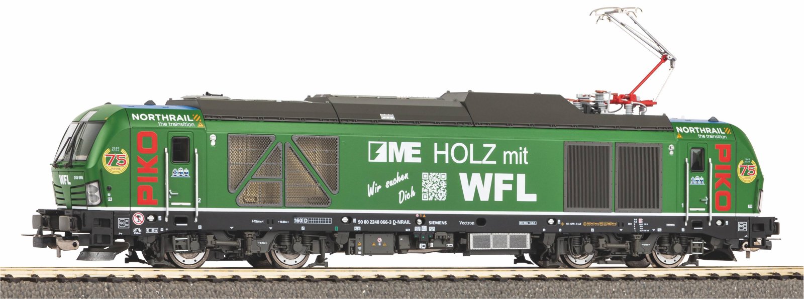 Diesel-/E-Lok/Sound BR 248 Northrail/PIKO/WFL VI + PluX22 Dec.