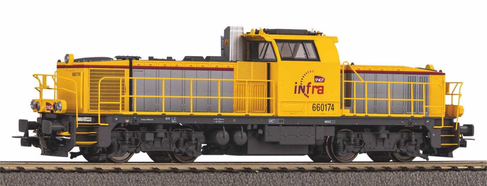 Diesellok BB 60000 Infra SNCF VI + DSS PluX22