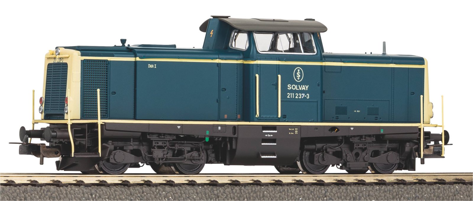 Diesellok BR 211 Solvay V + DSS PluX22