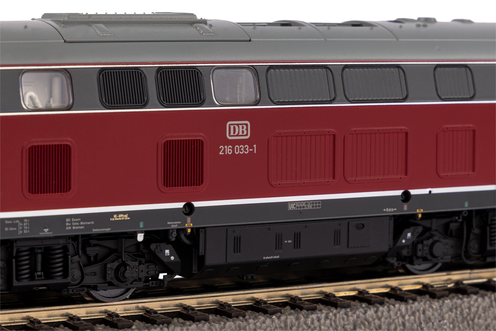 Diesellok BR 216 DB IV + DSS PluX22