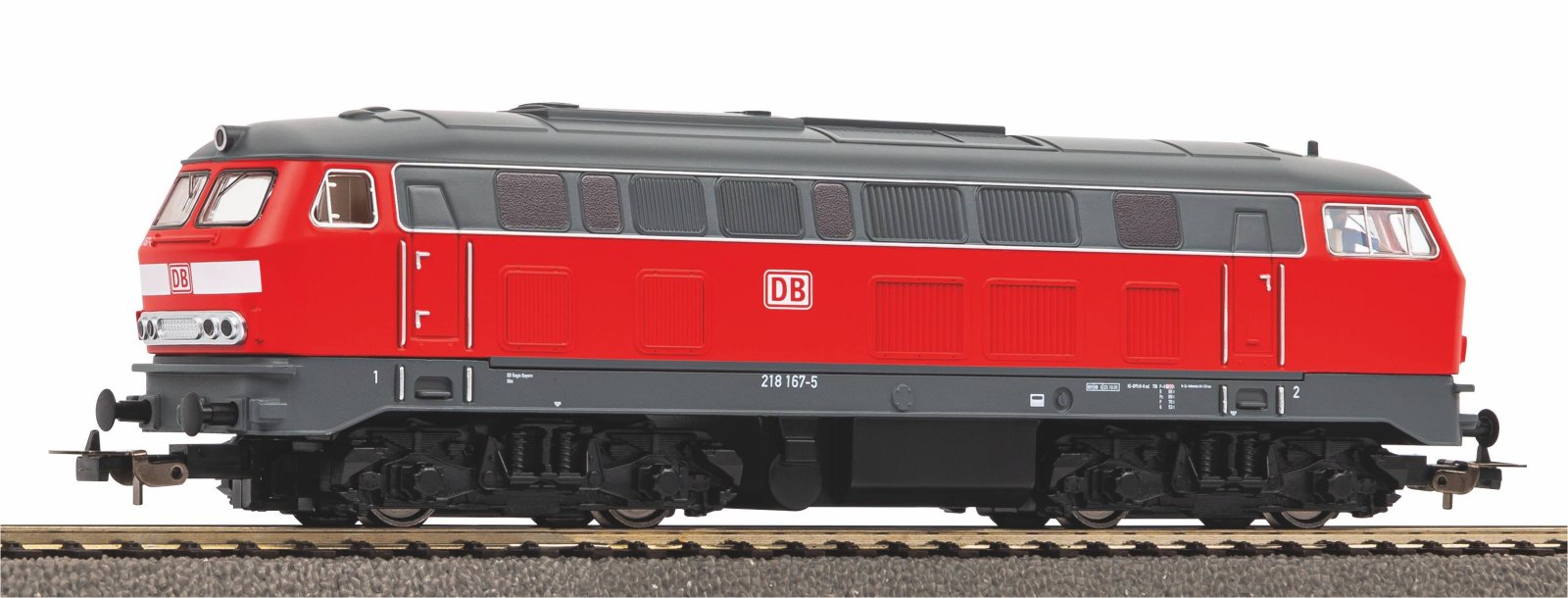 ~Diesellok BR 218 DB AG V + lastg. Dec.