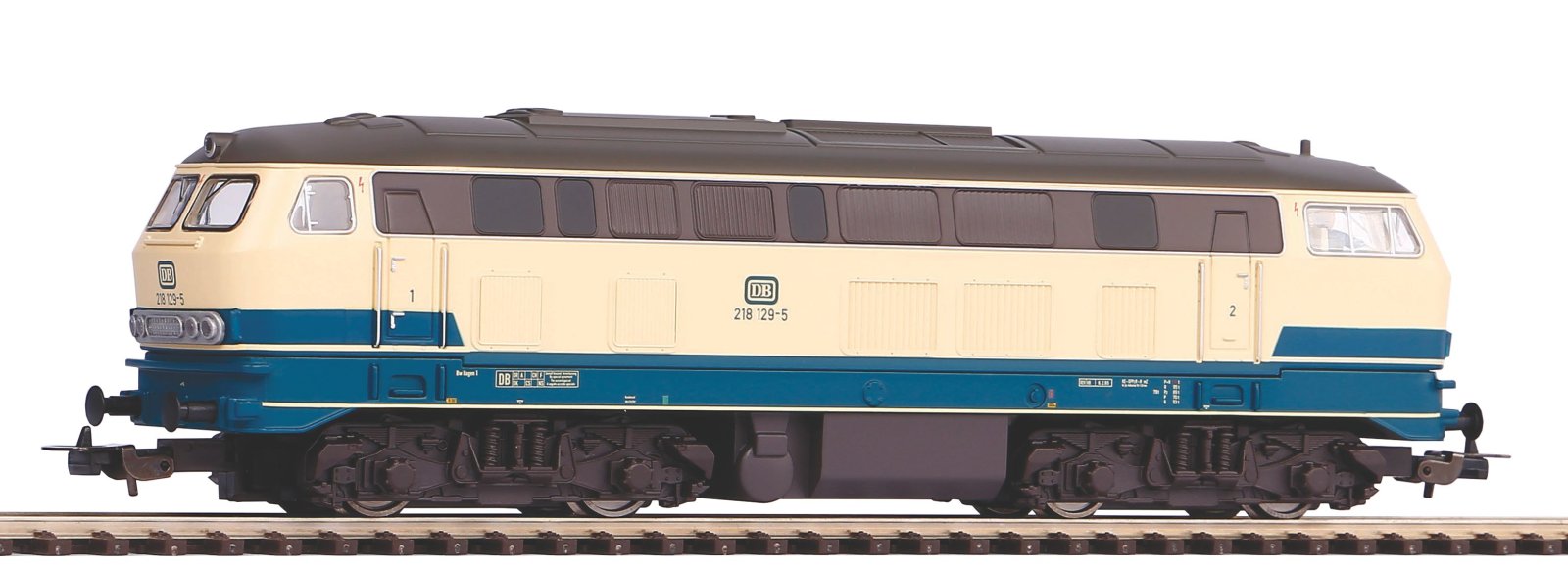 Diesellok BR 218 DB beige-blau IV + DSS 8pol.