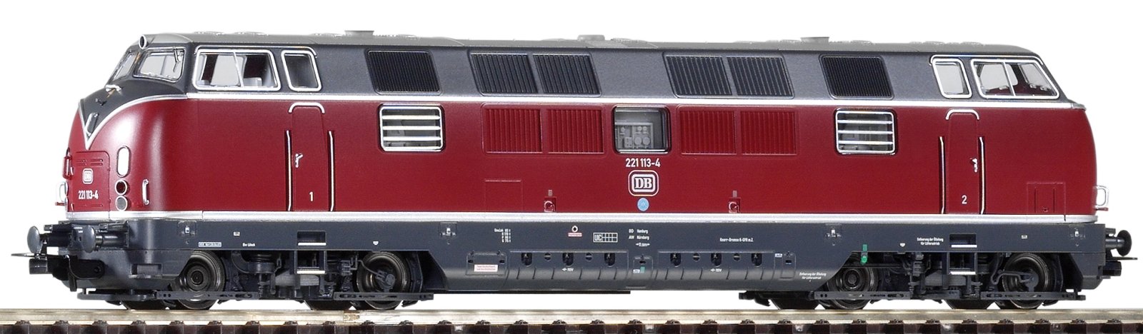 ~Diesellok BR 221 DB IV + PluX 22 Dec.