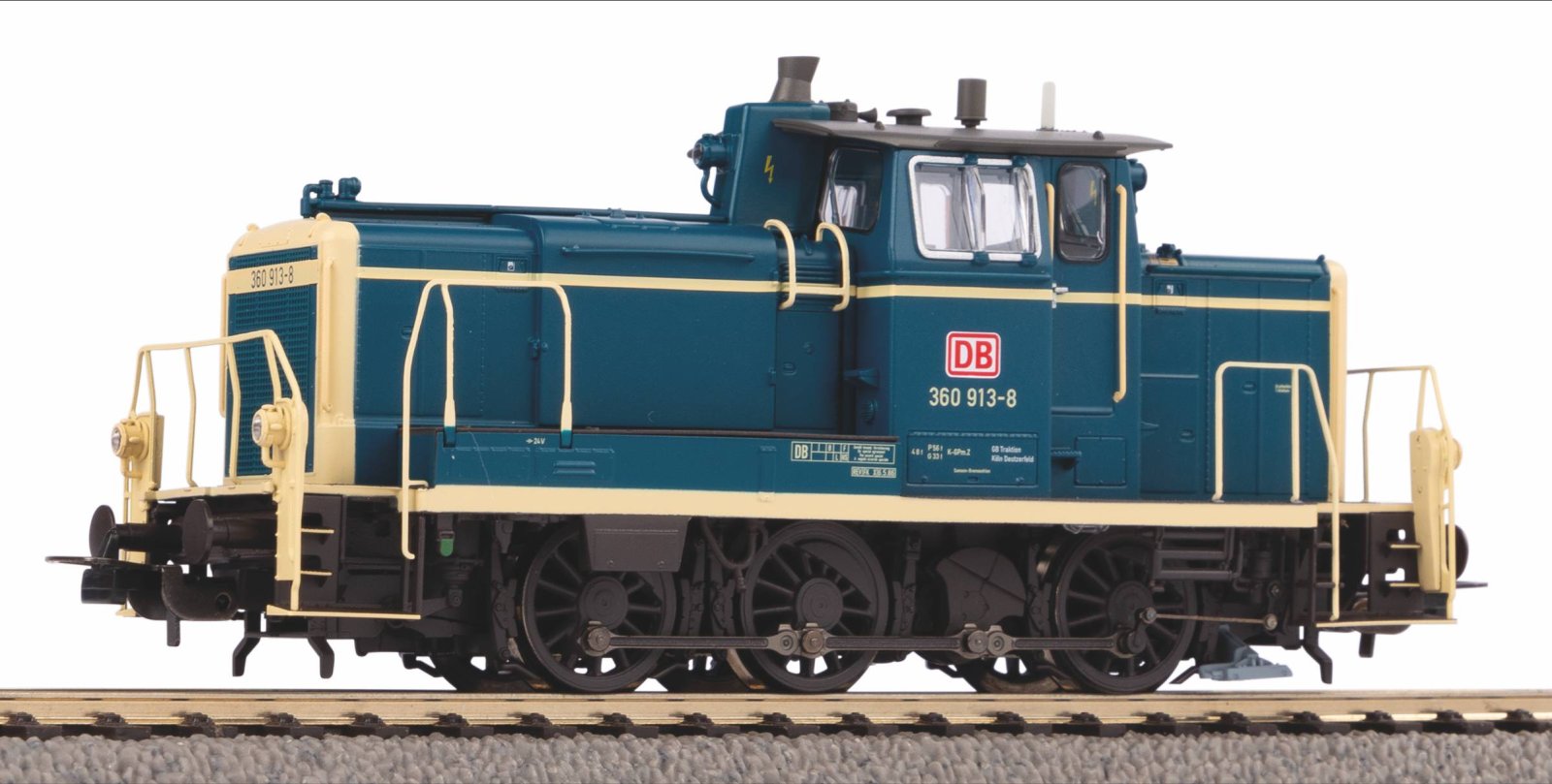 Diesellok BR 360 DB AG blaubeige V + DSS PluX22