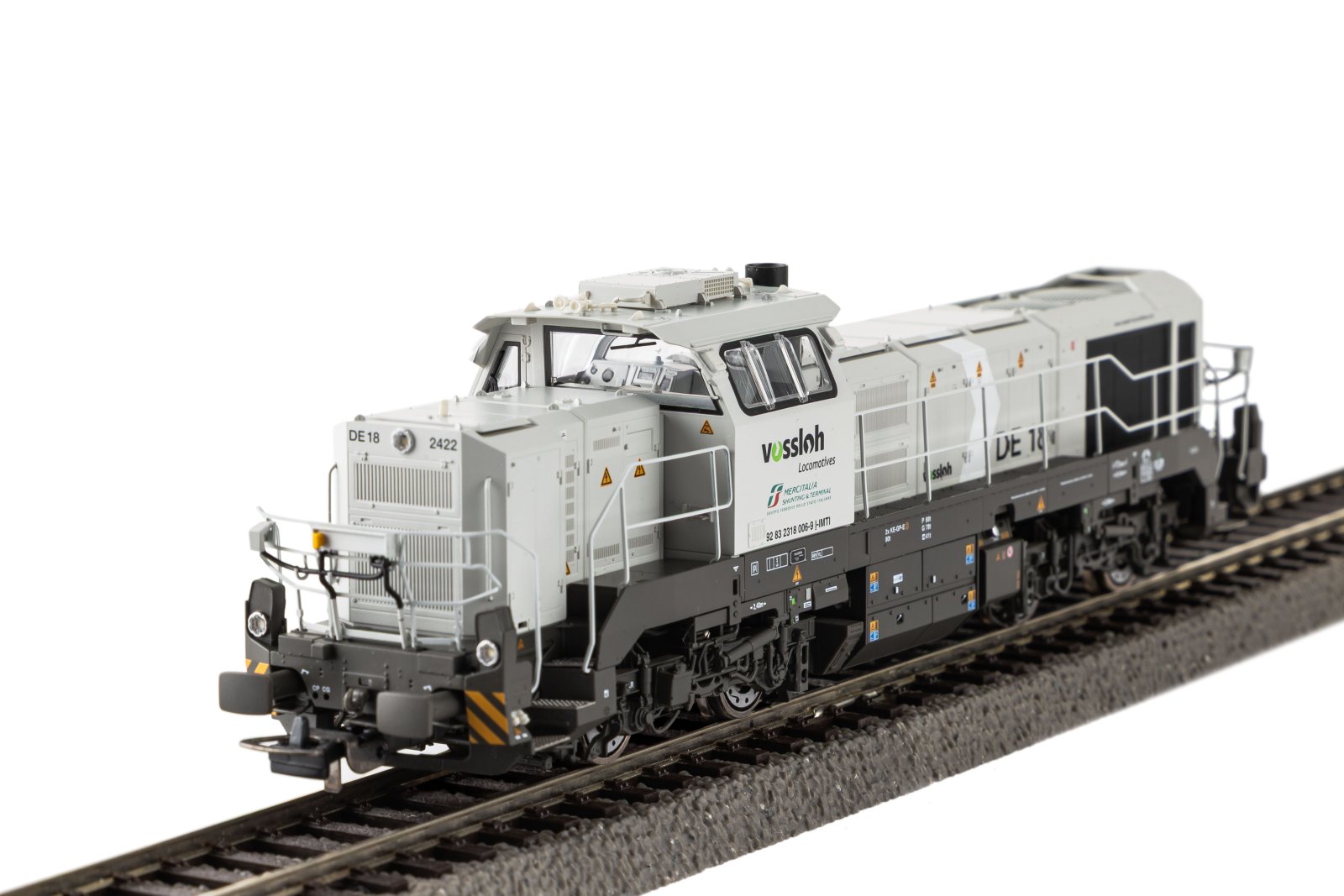 Diesellok DE 18 Mercitalia VI + DSS PluX22