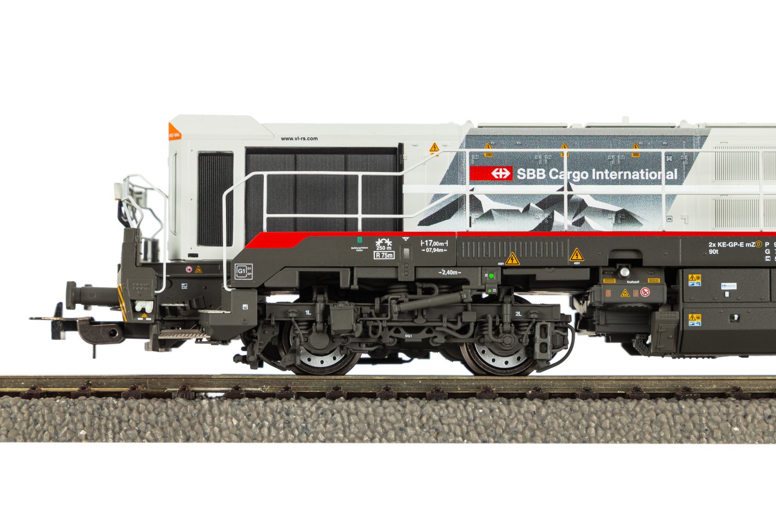 Diesellok DE18 SBB Cargo International VI + DSS PluX22